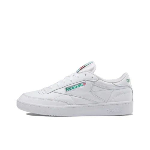 Reebok совместный бренд Club C Series 85 OG Low Топ Скейтборд Кроссовки Унисекс Белый Зеленый