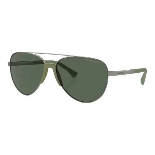 EMPORIO ARMANI Aviator Солнцезащитные очки Мужские Зеленые