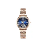 LA318 Розовый корпус Синий циферблат