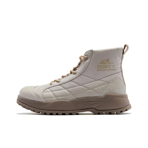 QIAODAN Износостойкий Дышащий Высокий Топ Повседневная Обувь Женская Тауповая