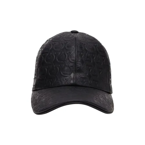FERRAGAMO Кепки из коровьей кожи Мужской Черный