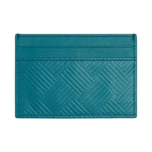 Bottega Veneta Коровья кожа Держатель для карт Мужской Искрящийся Синий