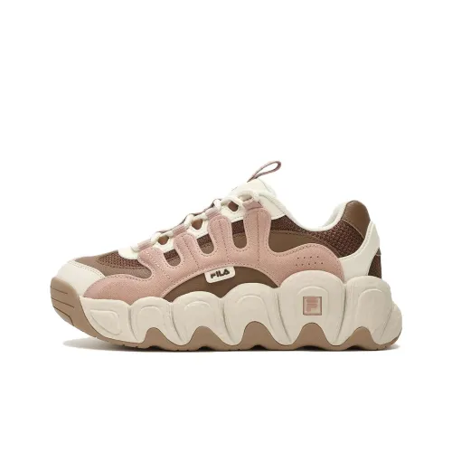 FILA Croissant массивные кроссовки с низким верхом, розовые, женские