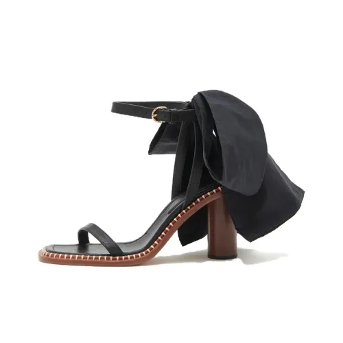 Ulla Johnson Lina One Strap Sandals Women's Black Ула Джонсон Лина Один Ремешок Сандалии Женские Черные