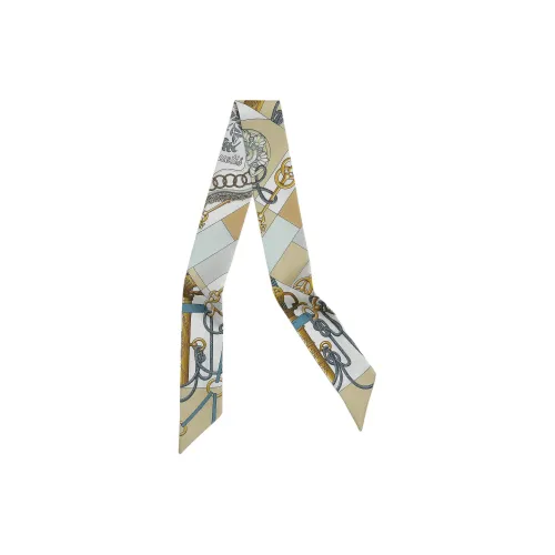 HERMES Шелковые шарфы Унисекс Разноцветные