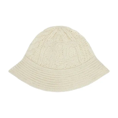 CELINE Шерсть Альпака Шапки и Кепки Женские Белые