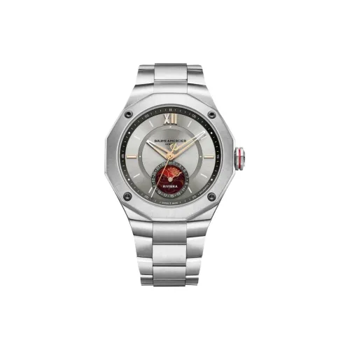 Baume & Mercier Автоматический Механический Мужской Часы Rivera Series 43mm*12,34mm Серебряные