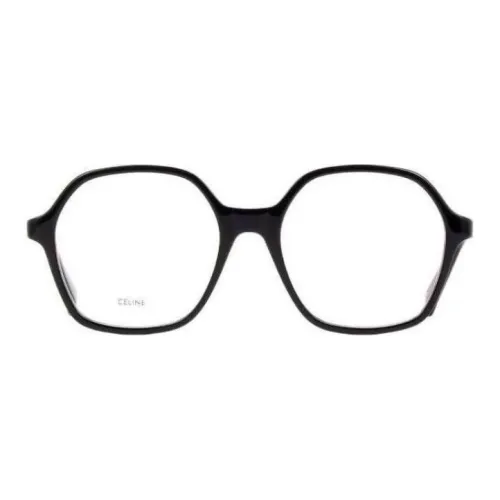 CELINE Ацетат Нерегулярная форма Оправа для очков Мужская Черная