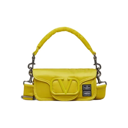 Valentino Porter Locò Нейлоновая Сумка через плечо Сумка Женская Желтая