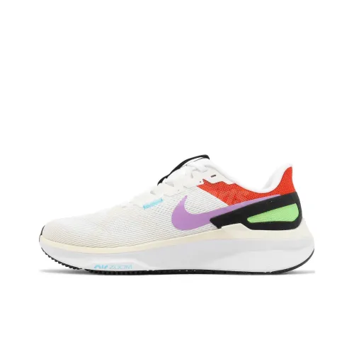 Nike Zoom Structure 25 Low Топ Повседневный Бег на длинные дистанции Для Городского Коммутирования Беговые кроссовки Мужские Белые