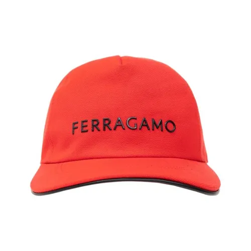 Ferragamo Хлопок Кепки Мужские Оранжевый Красный