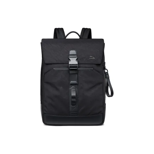 JAGUAR Ткань Рюкзак Стандартный Мужской Черный