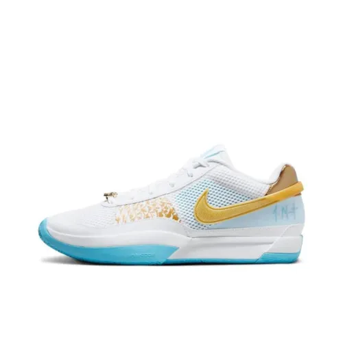 Nike Ja 1 Ja Morant 1 Low Топ Баскетбольные кроссовки Унисекс Синий Азиатская версия