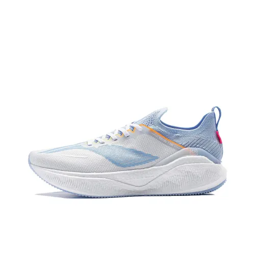 LINING YueYing 3,0 Pro Беговые кроссовки Низкий топ Стандартный Белый/Ледниковый Синий Мужской