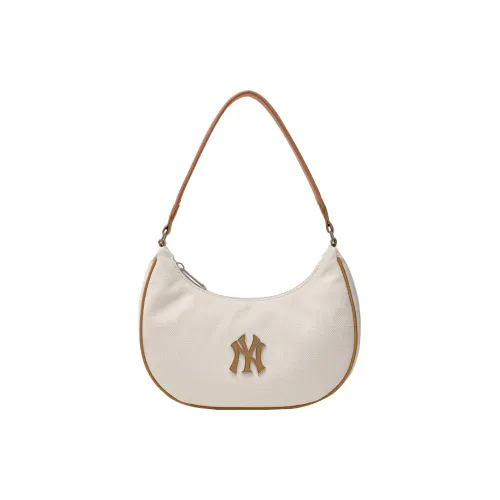MLB Полиэстер и Хлопок Сумка через плечо Сумка Сумка через плечо Стандартная Унисекс Бежевый и Коричневый
