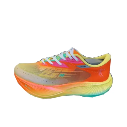 QIAODAN F\PB3,0 Беговые кроссовки Низкий топ Оранжевый Мужской