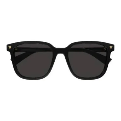 Bottega Veneta Нерегулярная форма Солнцезащитные очки Женские Черный