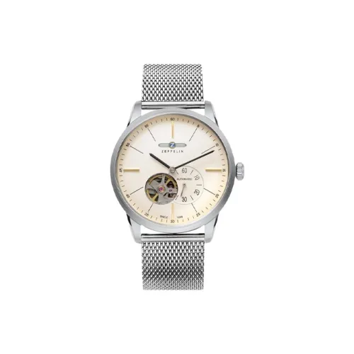 ZEPPELIN Автоматический Механический Механизм Мужские Часы 40mm*12mm Белый