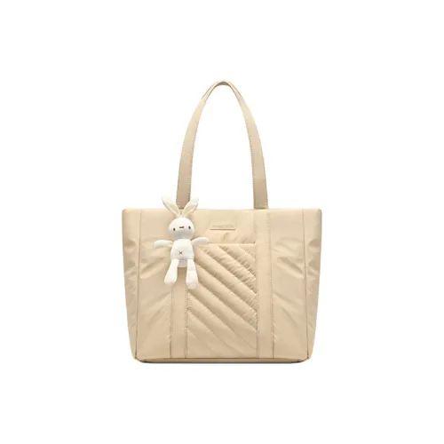 MAKEUP KITTEN Нейлоновая сумка-тоут сумка для покупок сумка через плечо обычная женская кремово-абрикосовая черная