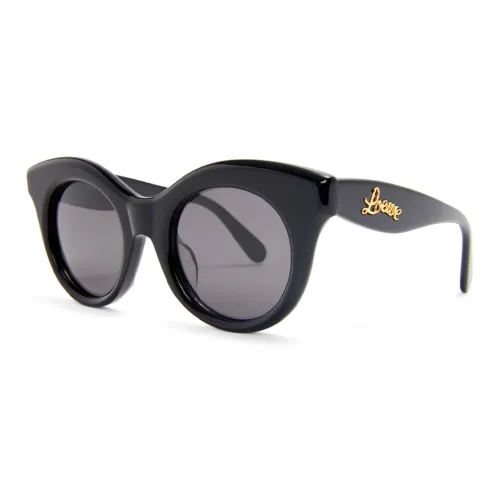 LOEWE Ацетат Кошачий глаз Солнцезащитные очки Женские Черный