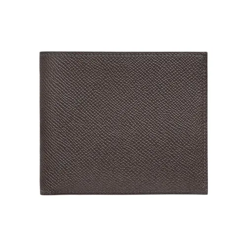 HERMES MC2 Epsom Телячья кожа Кошелек Унисекс 46 Ebene Эбеновый