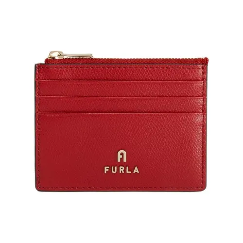 Furla Printed Текстурированный Кожа Картхолдер Женские Venetian Красный
