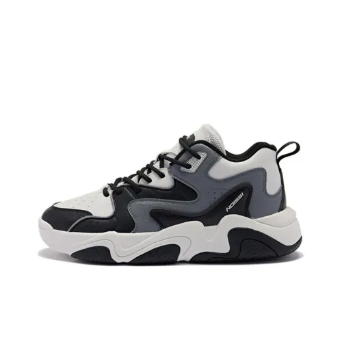 QIAODAN Противоскользящий устойчивый к истиранию низкий топ повседневная обувь мужская черный серый