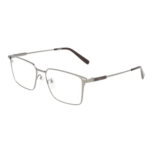 FERRAGAMO Нерегулярная форма Оправы для очков Мужской Серый