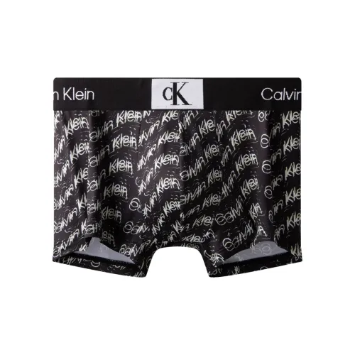 CALVIN KLEIN Boxers Мужской 1 Пачка Wave Черный