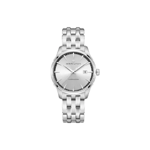 HAMILTON Jazz Series Кварцевый механизм Мужские часы Циферблат Белый Корпус Нержавеющая сталь Ремешок Нержавеющая сталь