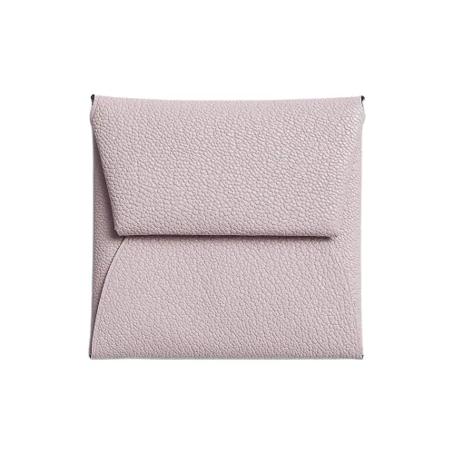 HERMES Bastia Mysore Chevro Кошелек Женский 09 Розовый Фиолетовый Бледный Светлый Фиолетовый
