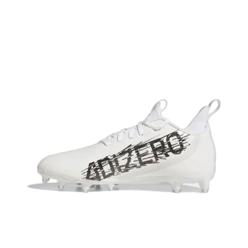 Adidas Adizero Cleats FG Твердый Грунт Амортизация Износостойкие Футбольные Бутсы Мужские Белые