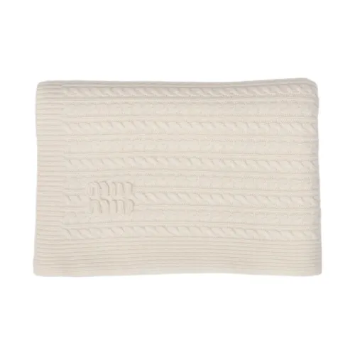 MIU MIU Шерсть Палантины Унисекс Белый