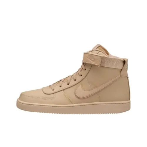 nike Vandal High Supreme Ltr Амортизация Износостойкий MID Топ Скейтборд Кроссовки Унисекс Камень Коричневый