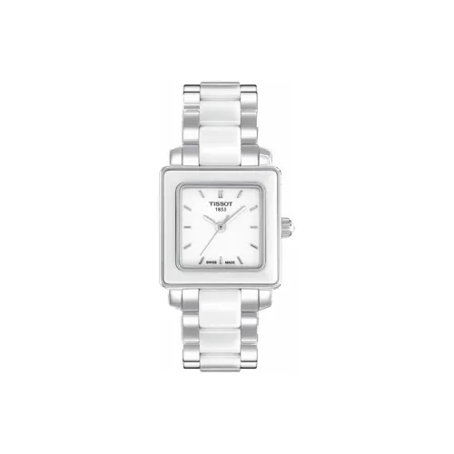 Tissot Quartz Movement Женские T Lady Collection Часы 28mm*6,4mm Белые