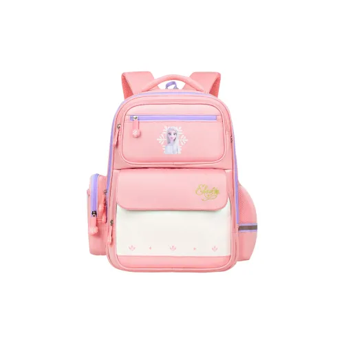 DISNEY FROZEN Серия Полиэстер Волокно ПУ (полиуретан) Рюкзак Для Детей Стандартный Детский Оранжевый Фиолетовый