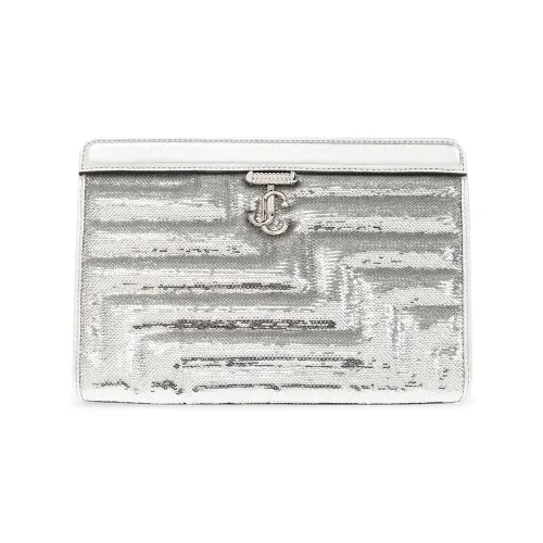 Jimmy Choo Avenue Блестки Сумка Женская Серебряная