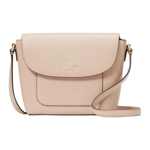 Kate Spade Litchi Grain Кожа Сумка через плечо Стандартная Женская Теплый Бежевый