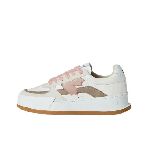 DSQUARED 2 Низкие Кроссовки для скейтбординга Женские Розовые