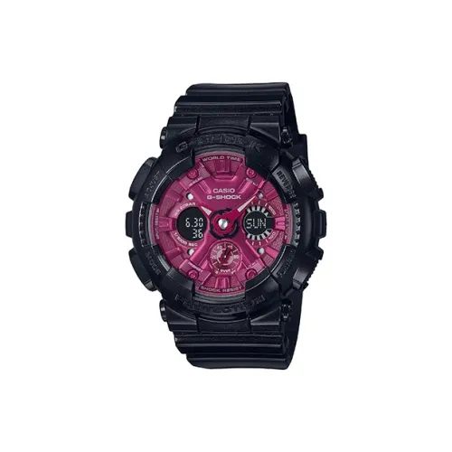 CASIO Кварцевый механизм Унисекс Красный циферблат часов