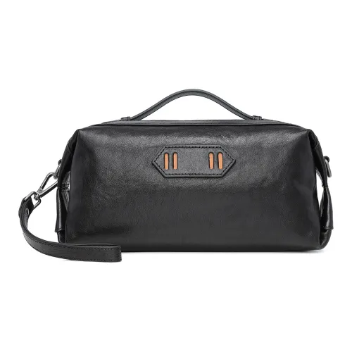 JAGUAR Корова Кожа Сумка Мужская Черная