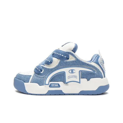 Champion Скейтборд Кроссовки Low Top FORCE Синий/Молочно-Белый Женские
