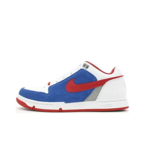 Nike Zoom Air Angus SB Амортизация Износостойкий Низкий Топ Скейтборд Кроссовки Мужские Красный Белый Синий