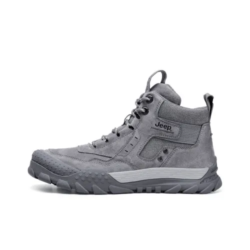 JEEP MID Топ Уличная обувь Мужская Серый