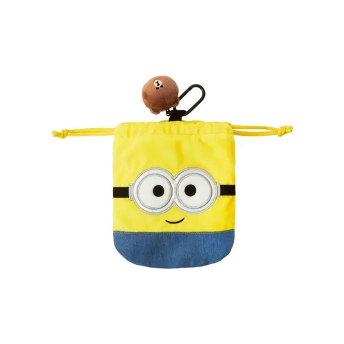 LINE FRIENDS Полиэстер Монета Хранение Мешок Детский Желтый