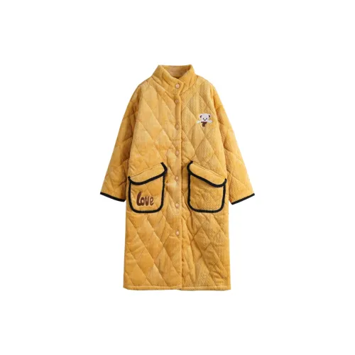 Dorame Желтый Женские Банные халаты