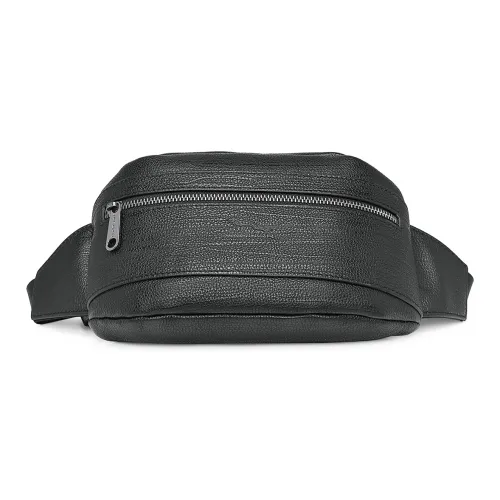 JAGUAR Коровья кожа с тканевой бананкой мужской черный