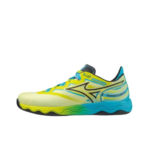 Кроссовки Mizuno Wave Medal для тренировок, низкий топ, желтый и синий, унисекс