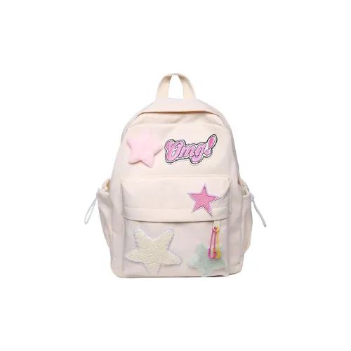 MARKANGARO Нейлон Рюкзак Средний Женская Белый