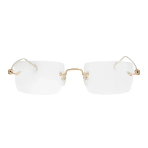 Cartier Металл Ацетат Квадратные Оправы для Очков Женские Золотые